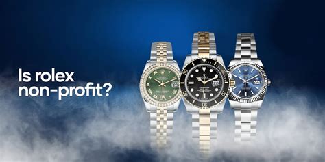 rolex società no profit|Rolex is profit or non.